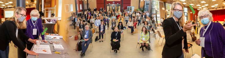 Gruppenfoto der 80 Teilnehmer*innen – Erprobung von Partyversuchen vor Ort