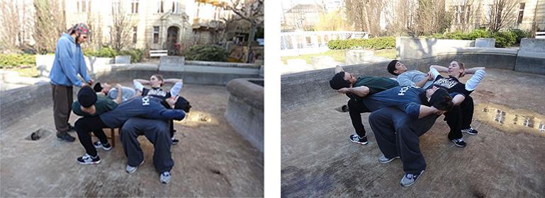 “Kaskadeure” am Lietzensee