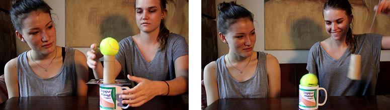 Entspannung in der Physiklounge